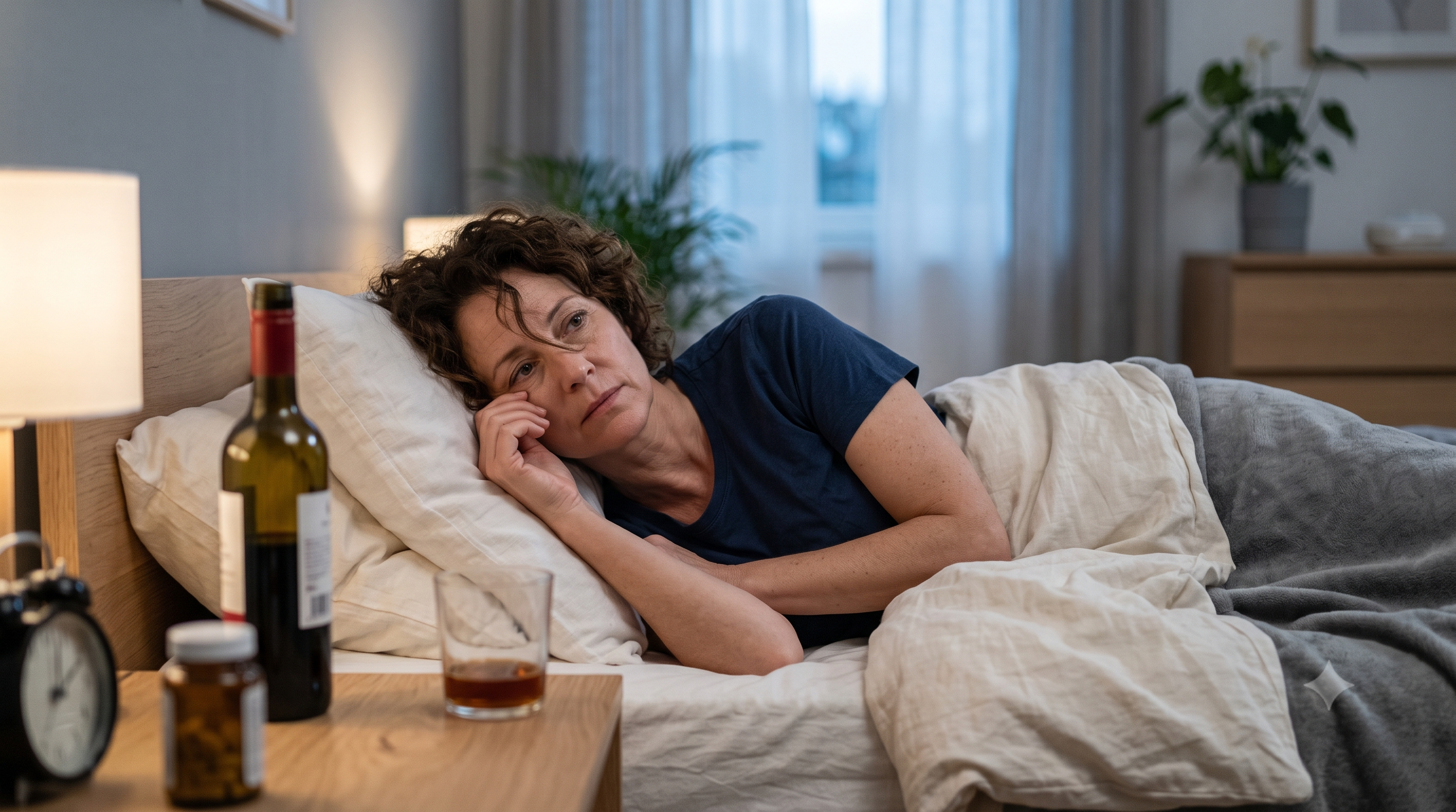 How Alcohol and Substances Affect Sleep — article header image