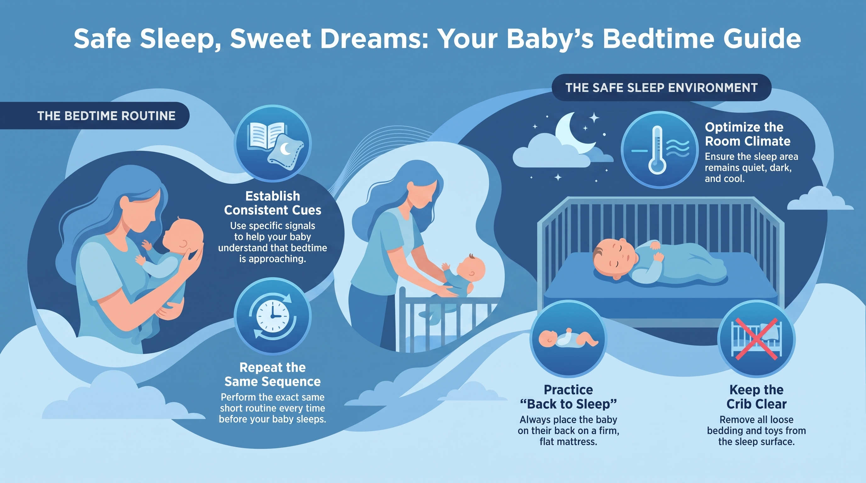 Infant Sleep Routine — infographic