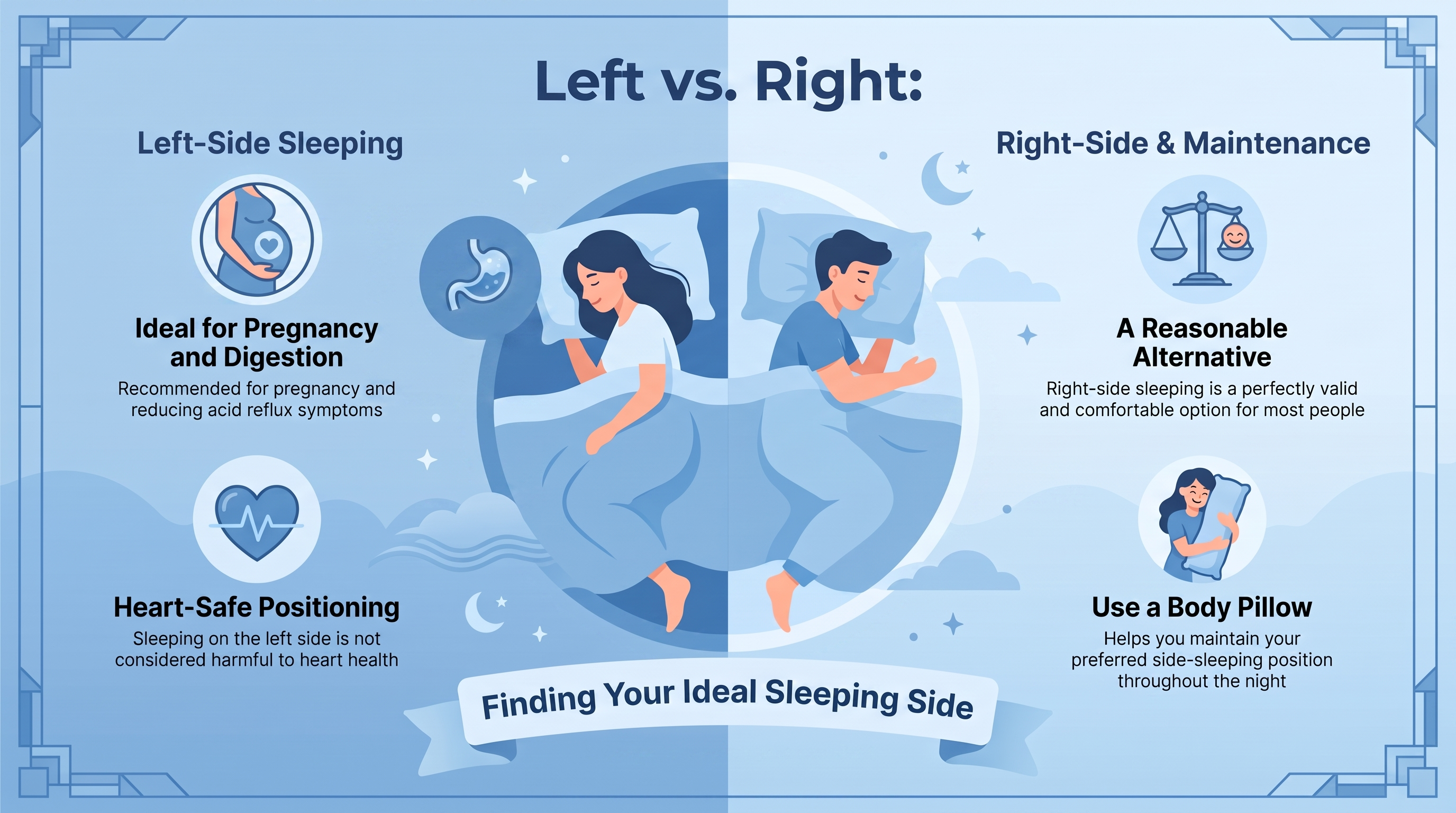 Which Side Should You Sleep On — infographic