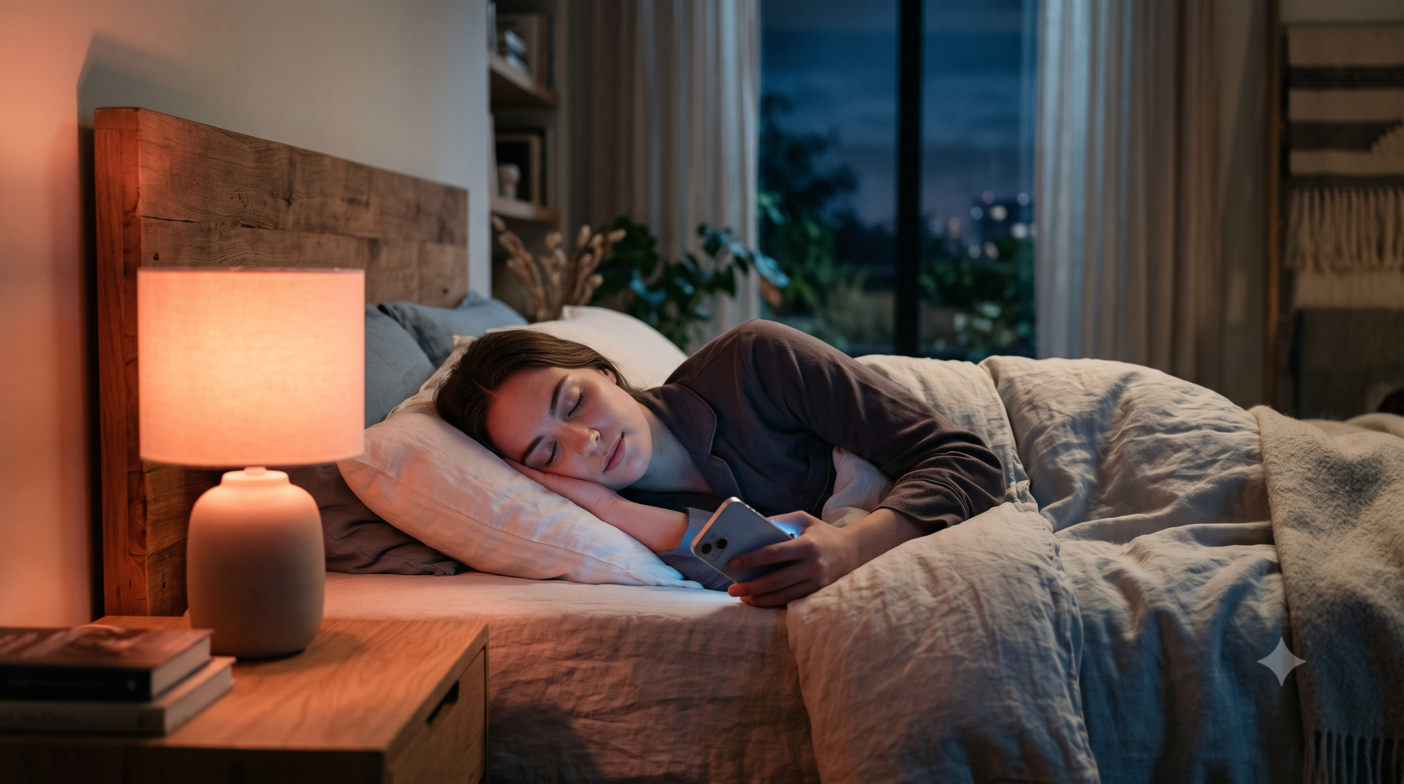 Blue Light, Red Light and Sleep — article header image