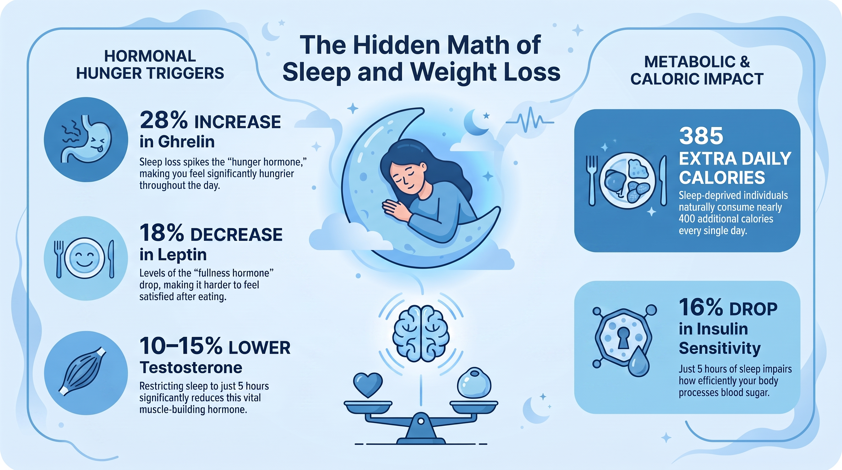 Sleep and Weight Loss — infographic