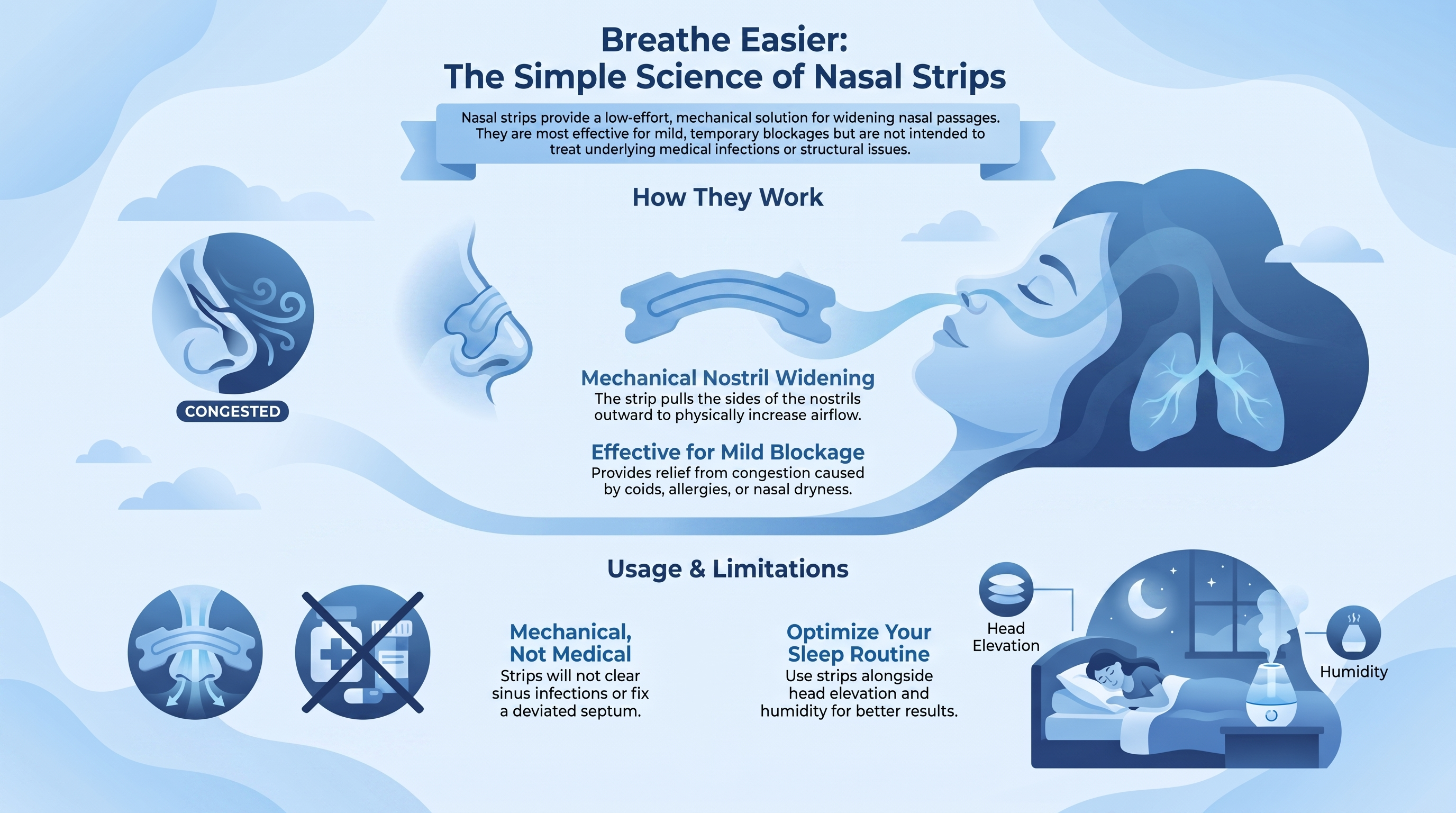 Nasal Strips for Sleep — infographic