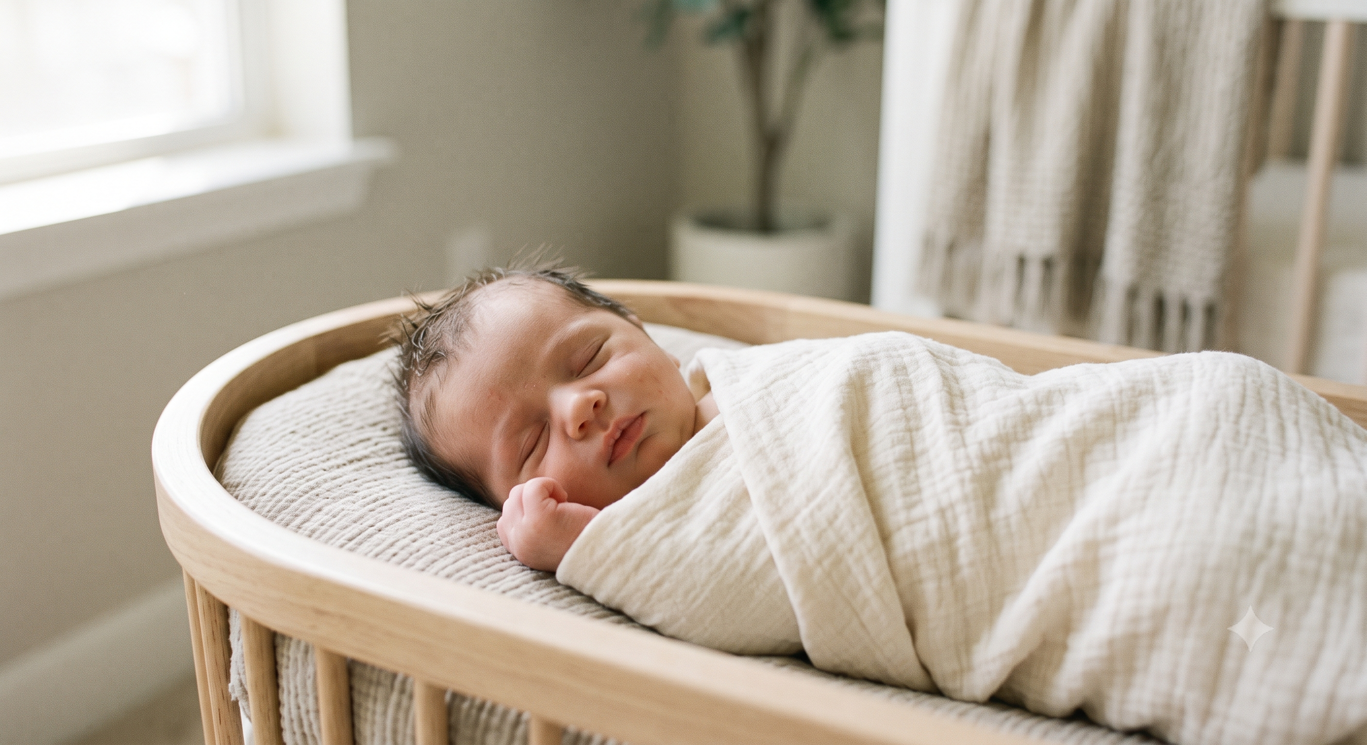 Newborn Sleep Behaviors: Grunting, Twitching, Breathing — article header image