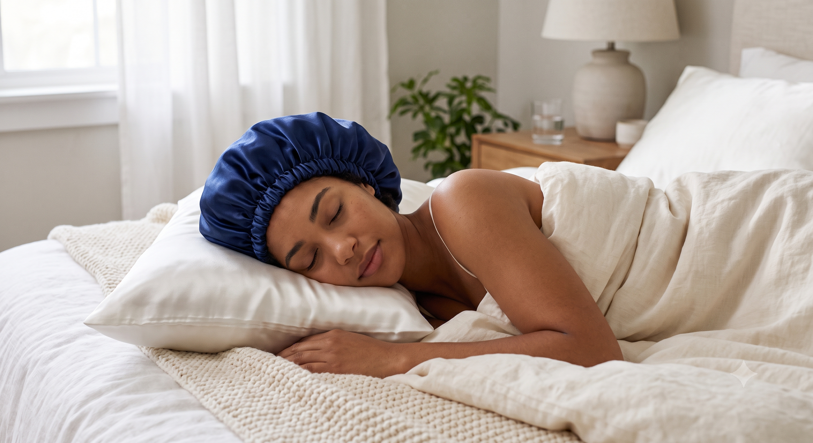 Silk Bonnets, Caps and Hair Wraps for Sleeping โ article header image