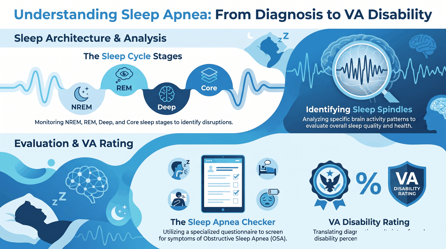 Sleep Apnea Checker & Questionnaire — infographic
