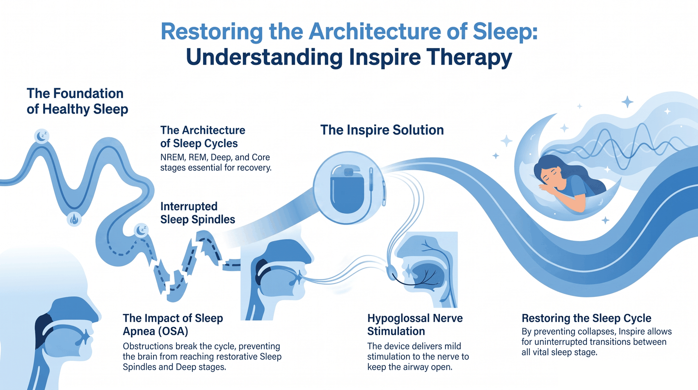 Inspire Sleep Apnea Device — infographic