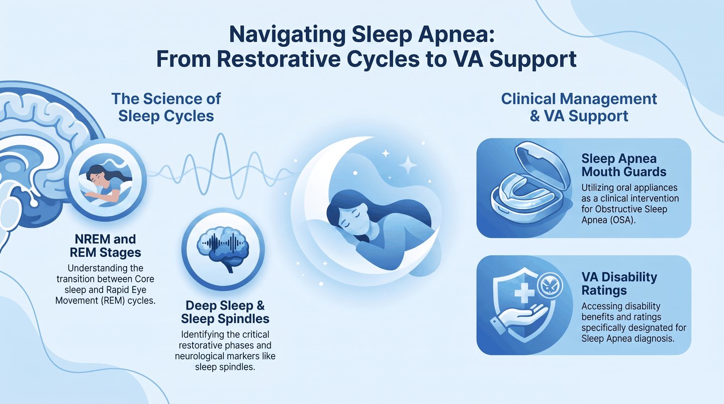 Sleep Apnea Mouth Guard & Oral Appliance — infographic