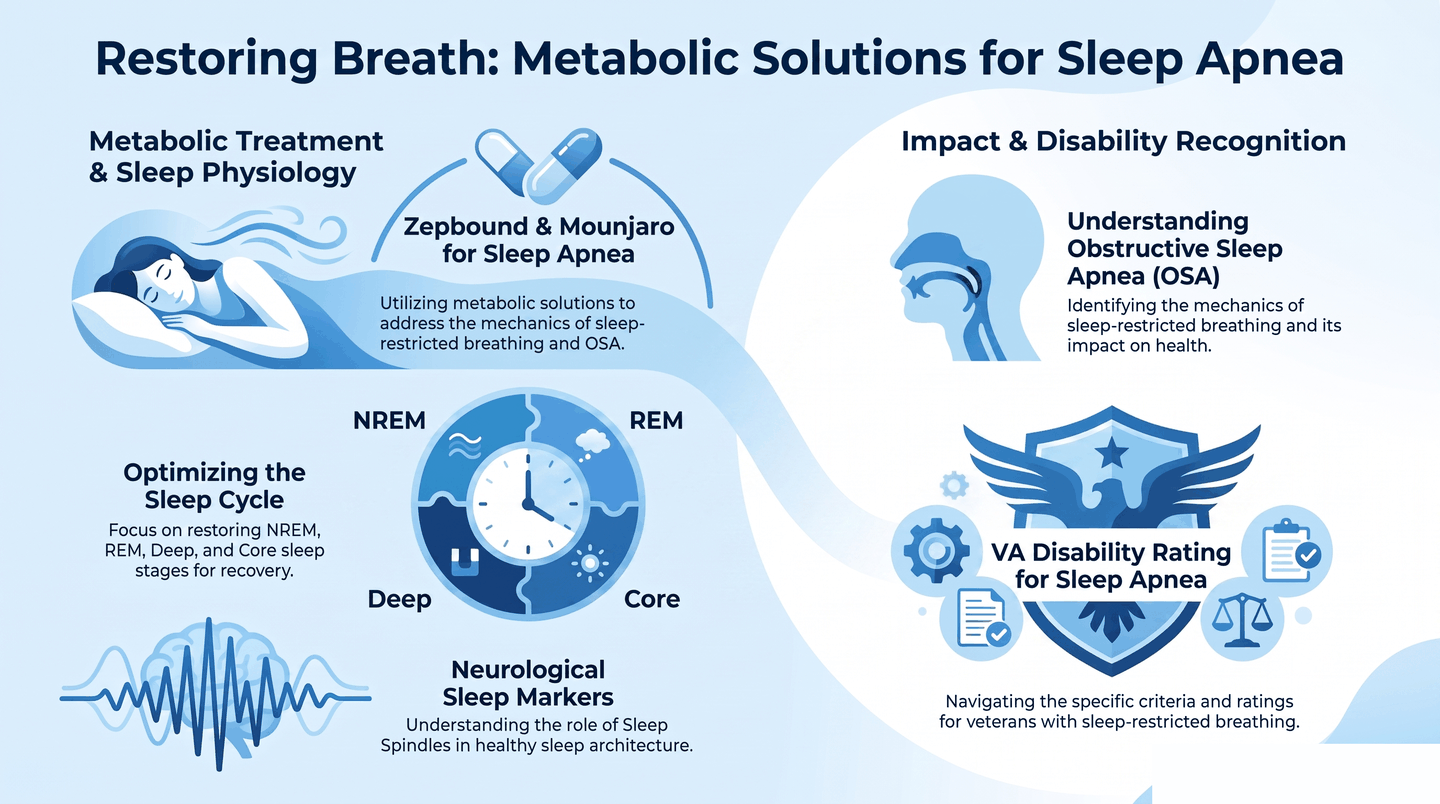 Zepbound & Mounjaro for Sleep Apnea — infographic