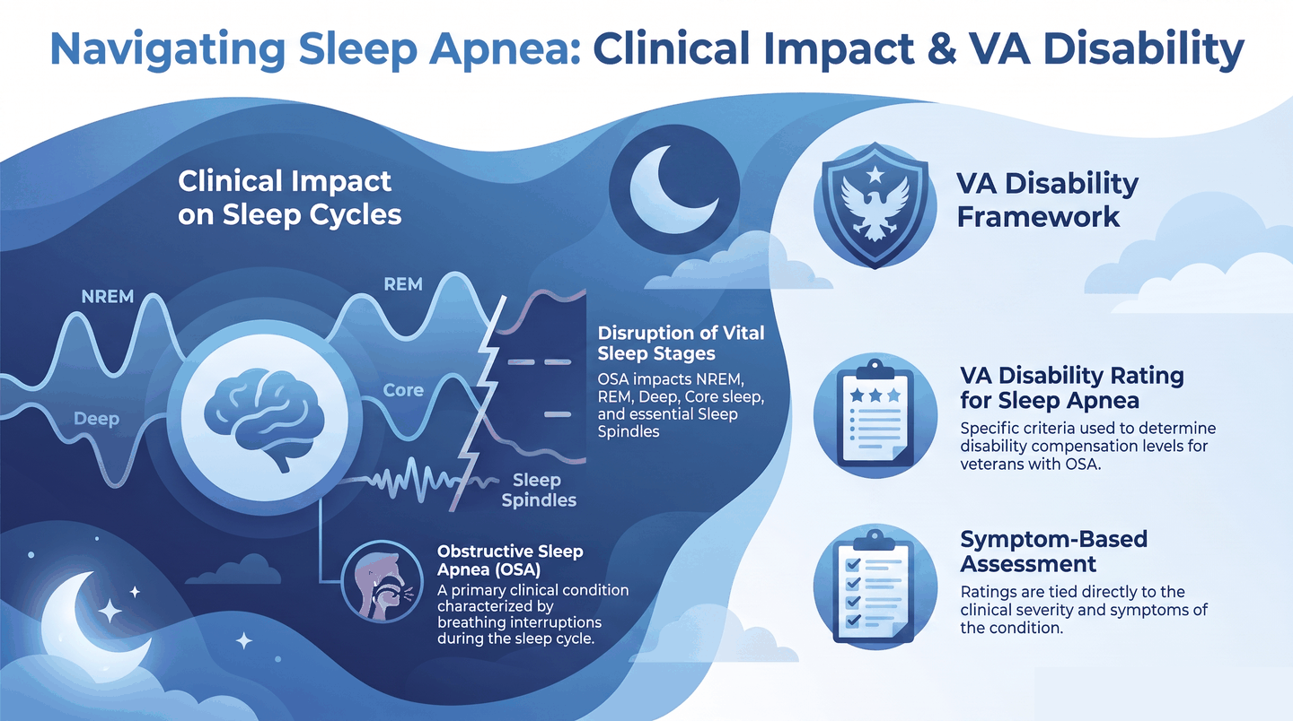 Sleep Apnea Symptoms — infographic