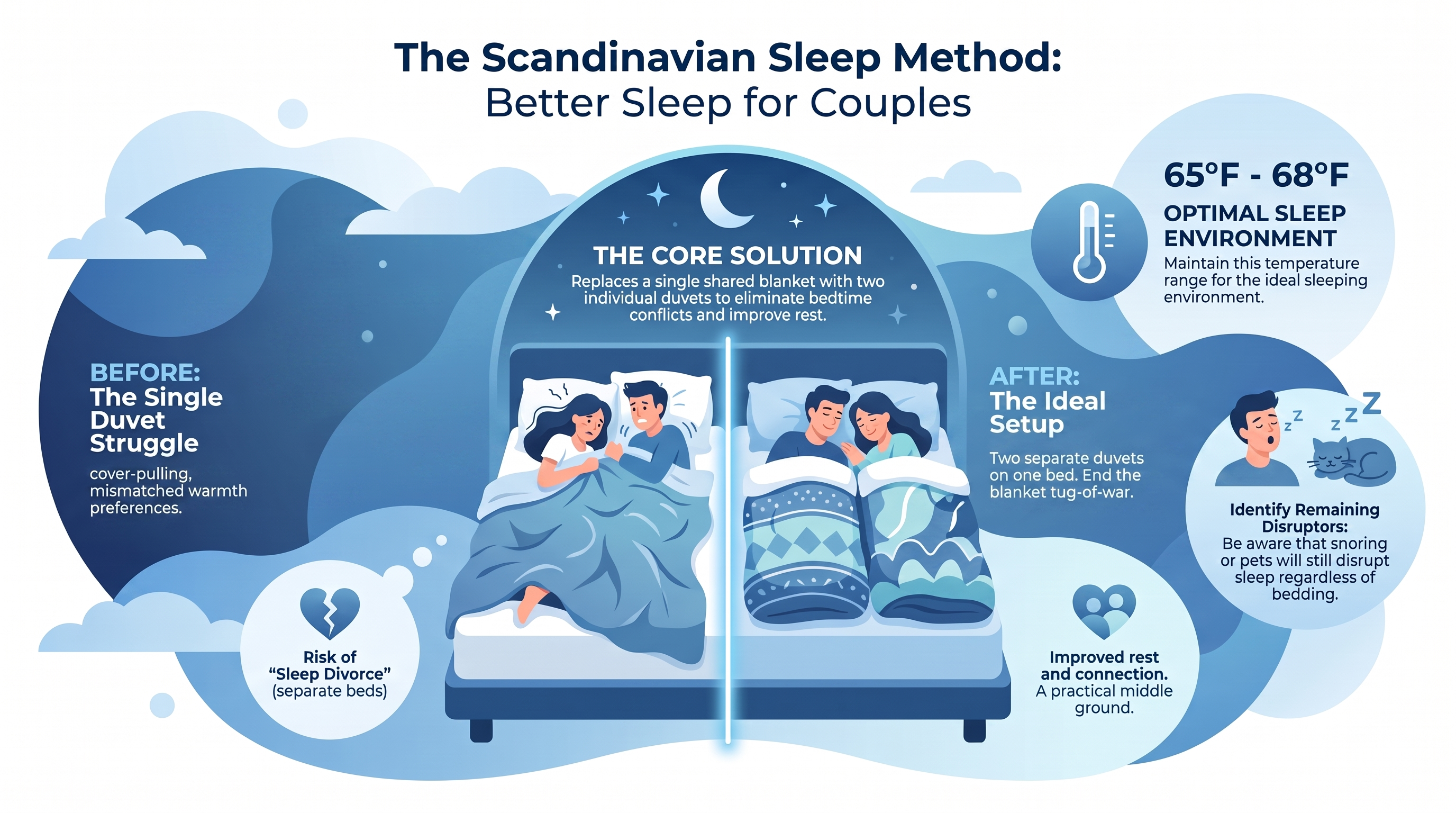 Scandinavian Sleep Method — infographic