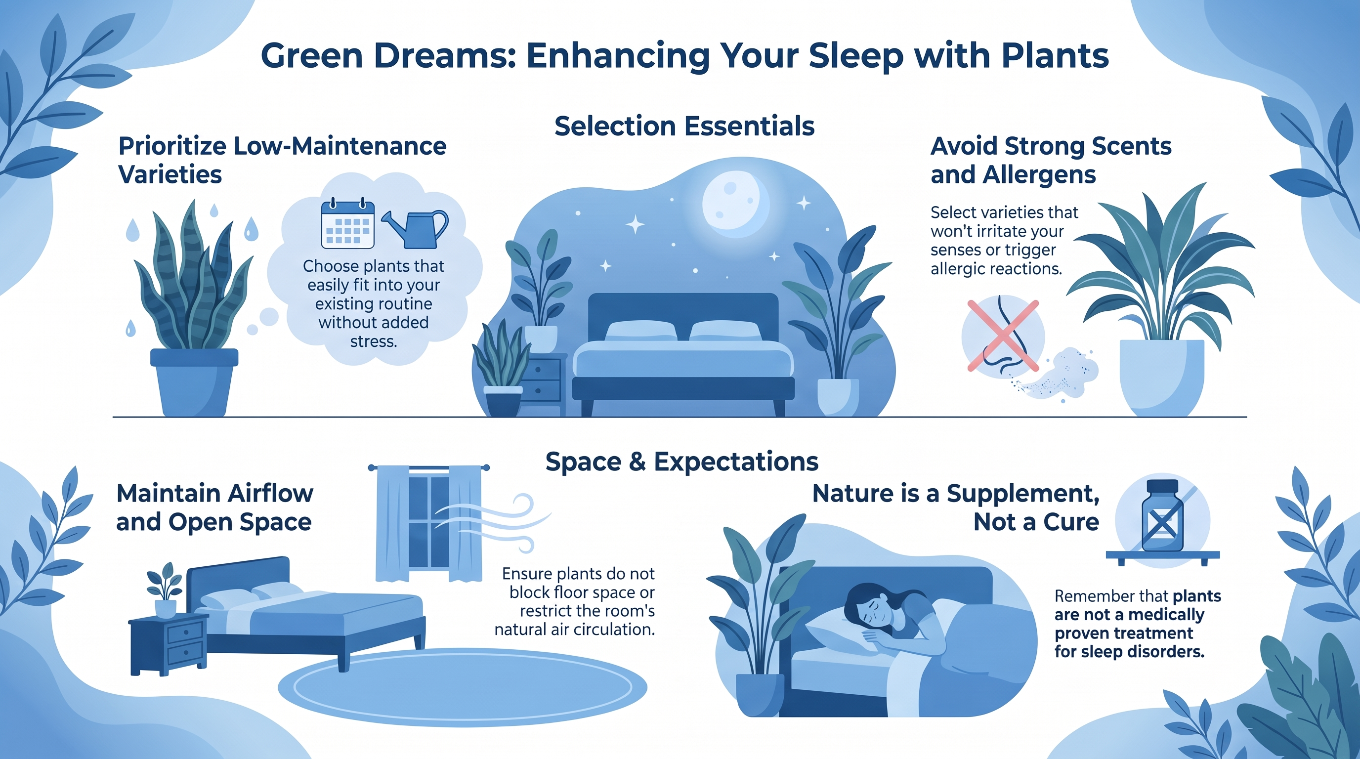 Sleeping Room Plants for Better Sleep — infographic