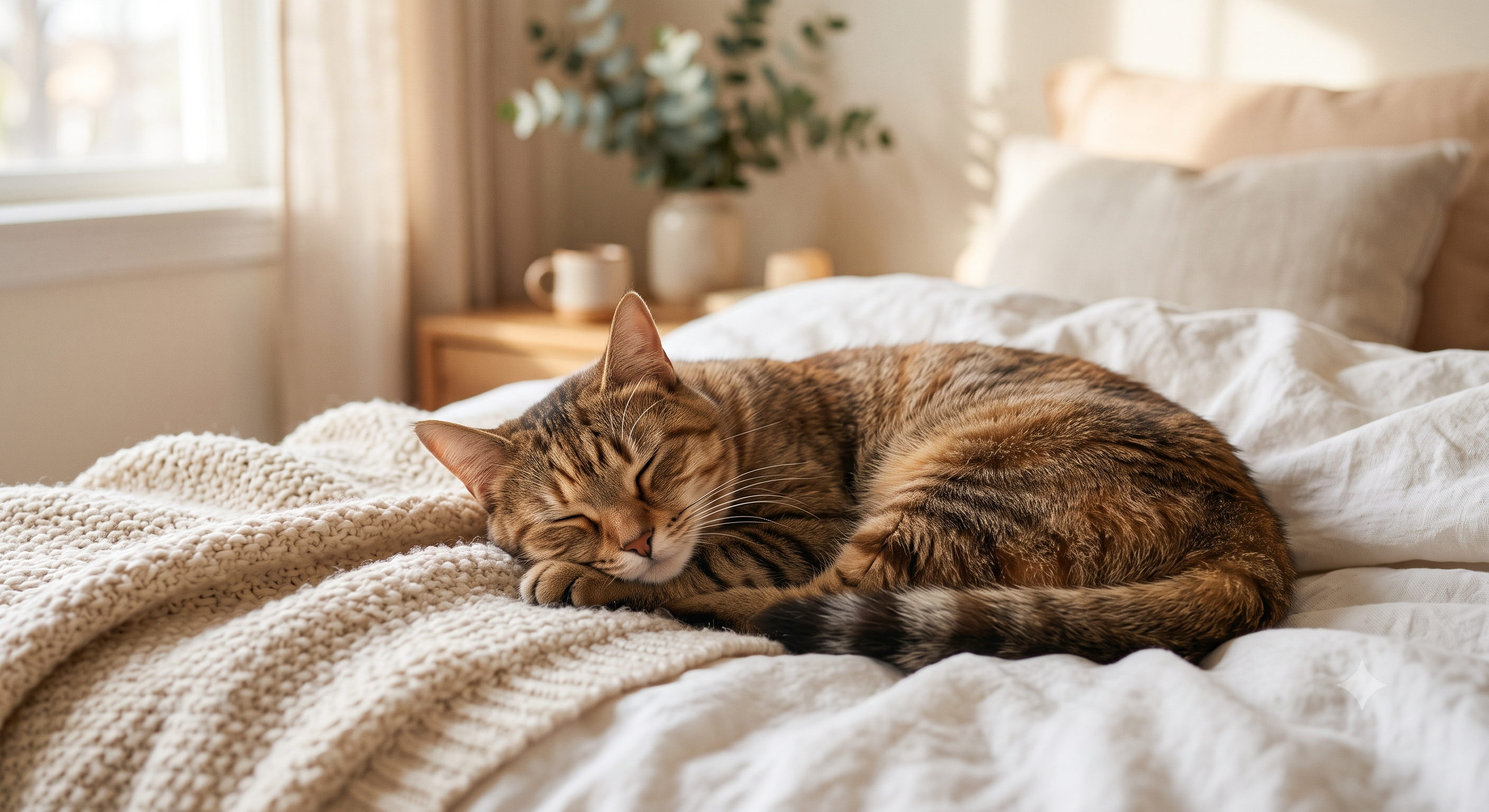 Cat Sleep: How Much, Positions & Behaviors — article header image